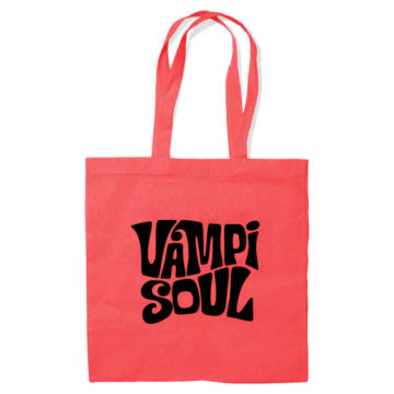 Vampisoul logo negro bolsa roja