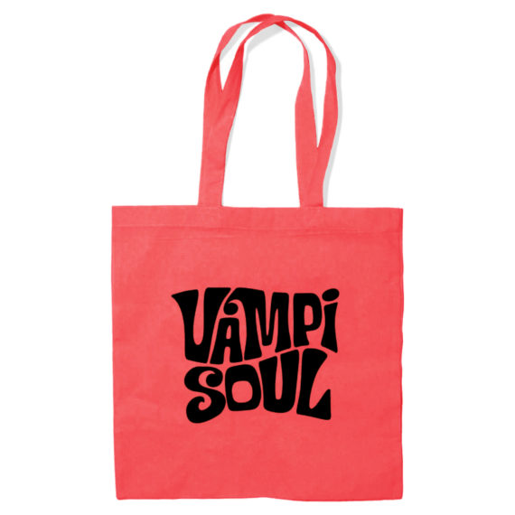 Vampisoul logo negro bolsa roja