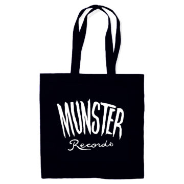 Munster logo blanco bolsa negra